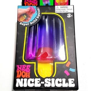 Schylling NEEDOH Nice-Sickle Purple Popsicle Squishy Sensory Fidget Toy NEW